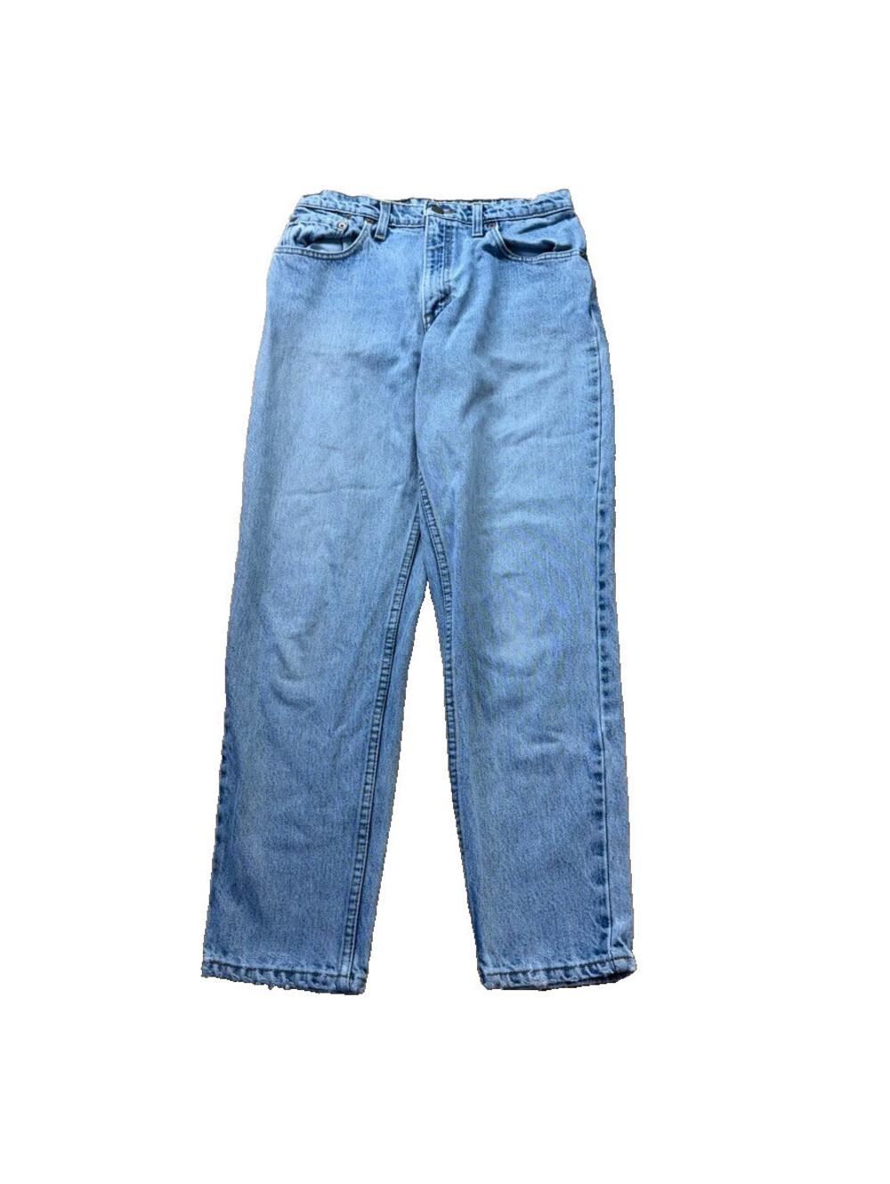 Vintage Levis 550 Jeans Womens 8 Light Wash 90s Tapered High Waist Denim